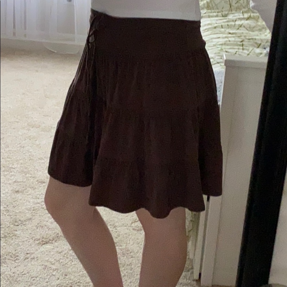 Brown cute skirt